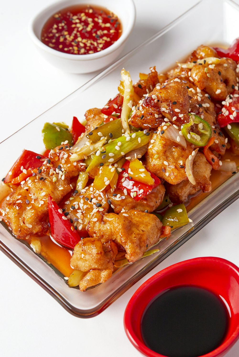 Beef in black bean sauce